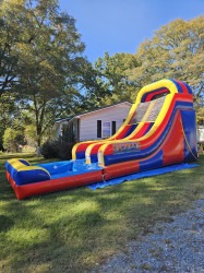 16 Ft Arch Water Slide w Pool