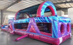 46ft20Supernova20Obstacle20Course20BounceWave20Inflatable20S 3 46ft Supernova Hybrid Dual Lane Obstacle Course