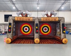Double Axe Throw Interactive Inflatable Game