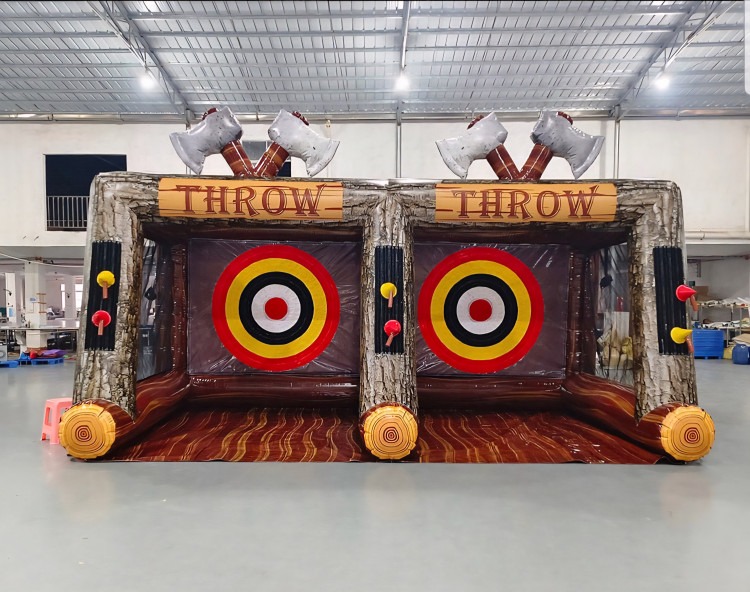 Double Axe Throw Interactive Inflatable Game