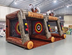 Double Axe Throw Interactive Inflatable Game